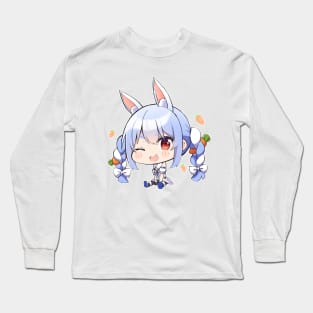 Usada Pekora Chibi Long Sleeve T-Shirt